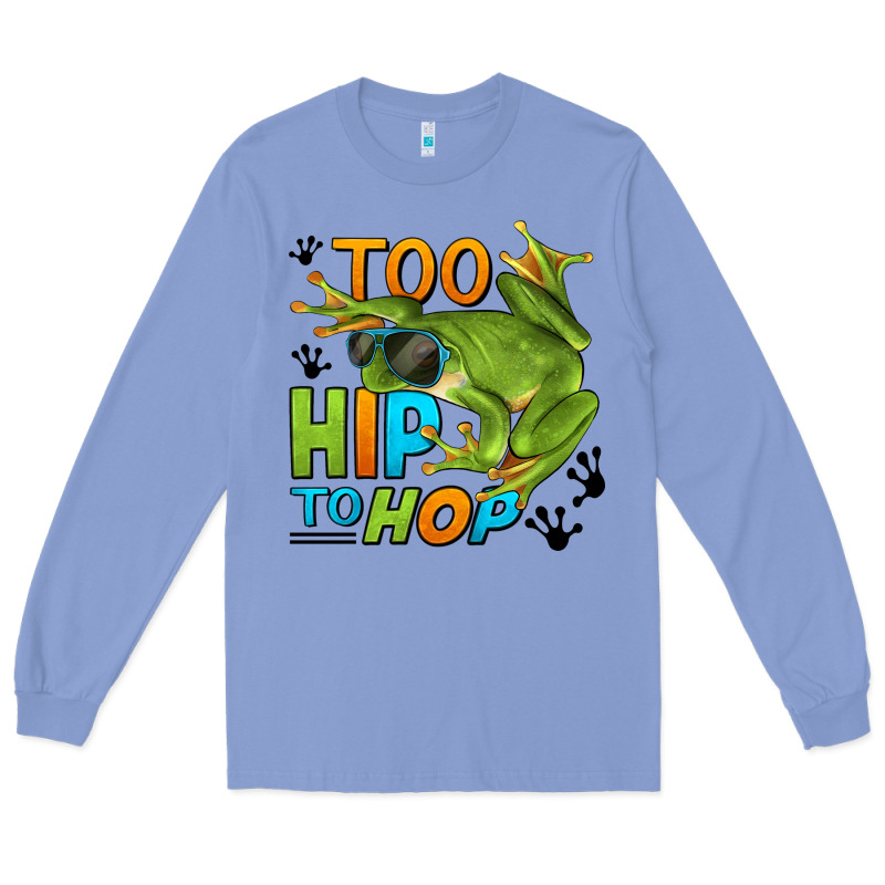 Too Hip To Hop Frog Long Sleeve Tee by LillyAllenDesigns | Teevron