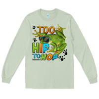 Matcha too hip to hop frog Long Sleeve Tee - LillyAllenDesigns