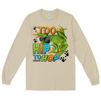 Mushroom too hip to hop frog Long Sleeve Tee - LillyAllenDesigns