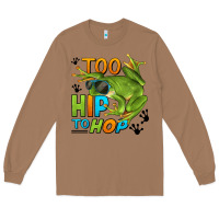 Toasted Coconut too hip to hop frog Long Sleeve Tee - LillyAllenDesigns