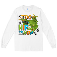 White too hip to hop frog Long Sleeve Tee - LillyAllenDesigns