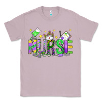 Lilac mardi gras nurse Classic Tee - OliviaCreatesArt