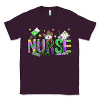 Plum mardi gras nurse Classic Tee - OliviaCreatesArt
