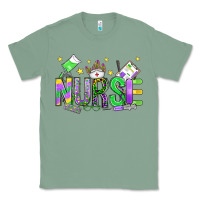 Sage mardi gras nurse Classic Tee - OliviaCreatesArt