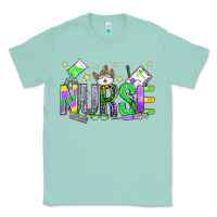 Seafoam mardi gras nurse Classic Tee - OliviaCreatesArt