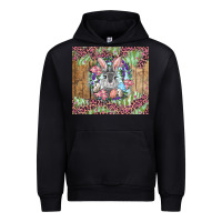 Easter Bunny With Floral Wreath And Leopard Urban Hoodie | Teevron