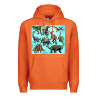 Carrot dinosaurs tumbler Premium Hoodie - Artiststas