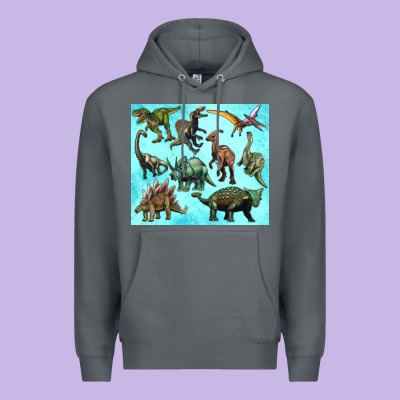 Dinosaurs Tumbler Premium Hoodie Designed By Artiststas