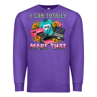 Purple i can totally make that Premium Sweatshirt - RanaPortraitStore