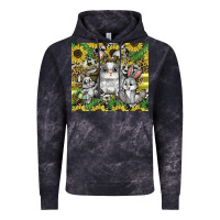 Cloud Black easter Vintage Hoodie - CowhideDigitalArt