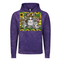 Cloud Purple easter Vintage Hoodie - CowhideDigitalArt
