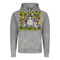 Cloud Rock easter Vintage Hoodie - CowhideDigitalArt