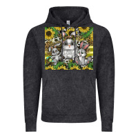 Vintage Black easter Vintage Hoodie - CowhideDigitalArt