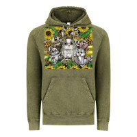 Vintage Olive easter Vintage Hoodie - CowhideDigitalArt