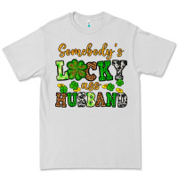Dove Grey St. Patrick's Somebody's lucky as husband Premium Tee - OliviaCreatesArt