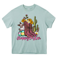 Arona Happy Easter western Easter Day Heavy Core Tee - CowGirlArtShop