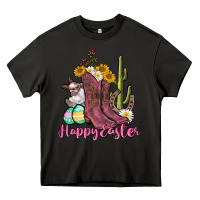 Asphalt Happy Easter western Easter Day Heavy Core Tee - CowGirlArtShop