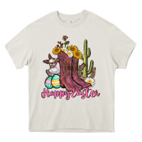 Happy Easter Western Easter Day Heavy Core Tee | Teevron