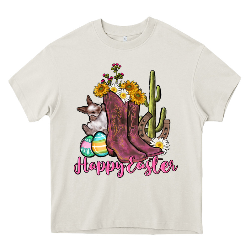 Happy Easter Western Easter Day Heavy Core Tee by CowGirlArtShop | Teevron