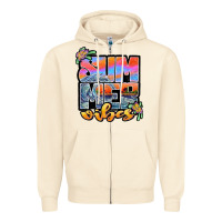 Sandshell sum mer vibes Zipper Hoodie - JahusDesignShop