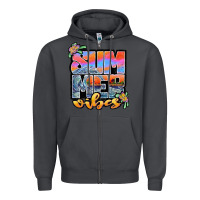 Smoke sum mer vibes Zipper Hoodie - JahusDesignShop