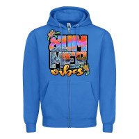 True Royal sum mer vibes Zipper Hoodie - JahusDesignShop