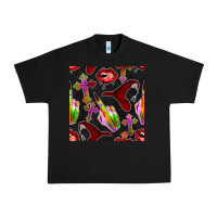 Black halloween bad witch seamless pattern Urban Heavy Tee - BundleAndBundleShop