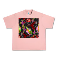Salmon halloween bad witch seamless pattern Urban Heavy Tee - BundleAndBundleShop
