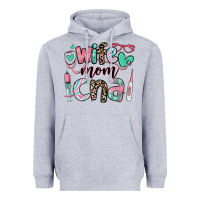 Heather Grey wife mom cna certified nursing assistant Heavyweight Hoodie - RanaPortraitStore