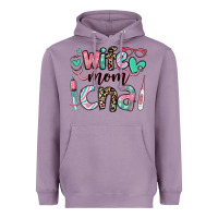 Lavender wife mom cna certified nursing assistant Heavyweight Hoodie - RanaPortraitStore