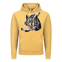 Vintage Mustard chicago wolves Vintage Hoodie - DesigneFamous