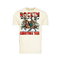 Vintage Arctic Rockin Around The Christmas Tree Rodeo Vintage Tee - FaDigitalArtStudio