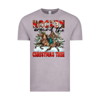 Vintage Zinc Rockin Around The Christmas Tree Rodeo Vintage Tee - FaDigitalArtStudio