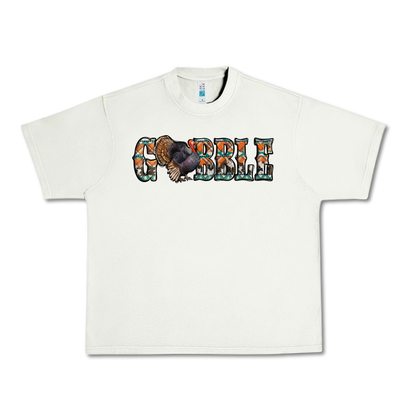 Gobble Thanksgiving Turkey Urban Heavy Tee by Jasminsmagicworld | Teevron