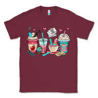 Burgundy teacher coffee cups Classic Tee - OliviaCreatesArt