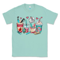 Seafoam teacher coffee cups Classic Tee - OliviaCreatesArt