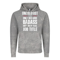 Cloud Rock oncologist because badass isn't a job title cool gift Vintage Hoodie - DesigneFamous