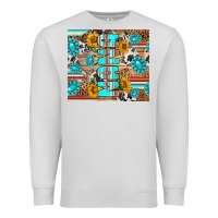 Dove Grey western nana Premium Sweatshirt - RanaPortraitStore
