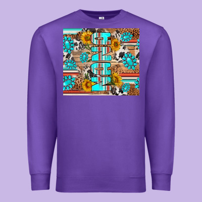 Western Nana Premium Sweatshirt Designed By Ranaportraitstore