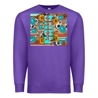 Purple western nana Premium Sweatshirt - RanaPortraitStore