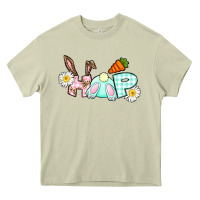 Mossy Hop bunny Easter Day Heavy Core Tee - CowGirlArtShop