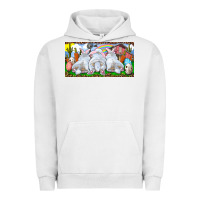 Pigment Lunar Rock Easter Bunnies Urban Hoodie - RanaPortraitStore