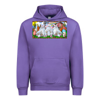 Tulip Easter Bunnies Urban Hoodie - RanaPortraitStore