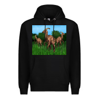 Black parasaurolophus Premium Hoodie - Artiststas