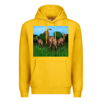 Lemon parasaurolophus Premium Hoodie - Artiststas