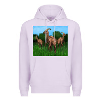 Lilac parasaurolophus Premium Hoodie - Artiststas