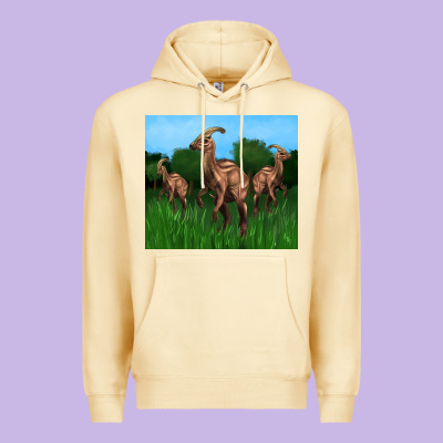 Parasaurolophus Premium Hoodie Designed By Artiststas