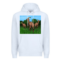 White parasaurolophus Premium Hoodie - Artiststas