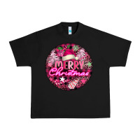 Black pink merry christmas Urban Heavy Tee - FaDigitalArtStudio