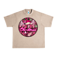 French Oak pink merry christmas Urban Heavy Tee - FaDigitalArtStudio